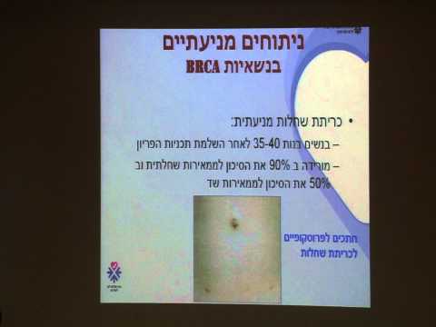 קשר משפחתי - איתור ומניעה של סרטן בנשים בסיכון, דר׳ לימור הלפמן