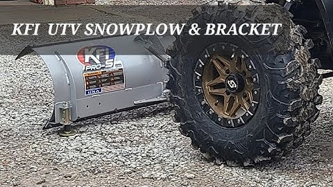 KFI snowplow and mounting bracket 22