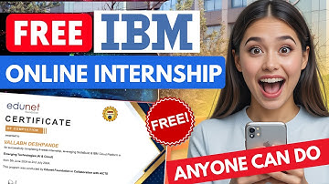 🔴IBM FREE Online Internship 2026 | AICTE Approved | Free Certificate | Apply Now!🔥