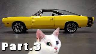 Building 1969 Dodge Charger R/T Part 3 Revell 1/25 Scale Model