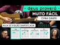 Deus Proverá | Cifra Simplificada | Para Iniciantes | Gabriela Gomes | Aula De Violão