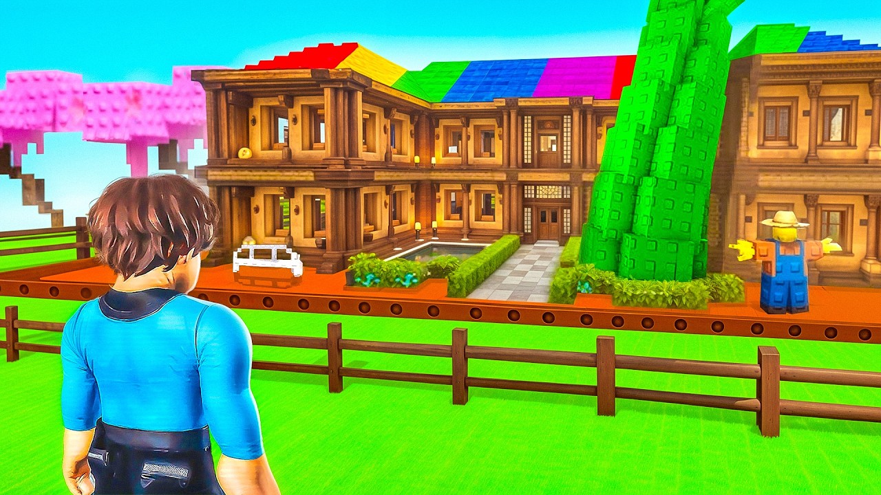 I Built a MANSION in Grow a Garden.. I Built a MANSION in Grow a Garden..