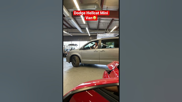 Dodge Hellcat Mini Van??😳🇺🇸 #dodge #hellcat #dodgehellcat #shorts #car #carnews