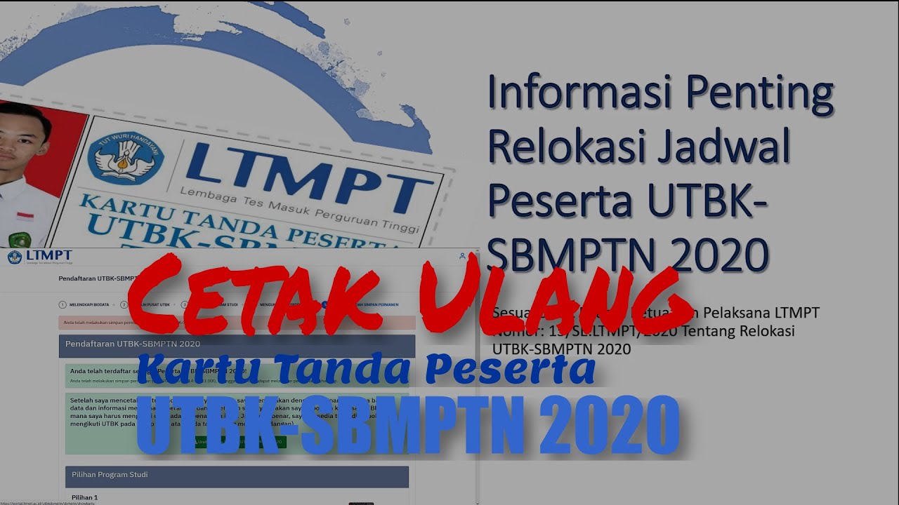 Informasi Penting Cetak Ulang Kartu Peserta Dan Relokasi