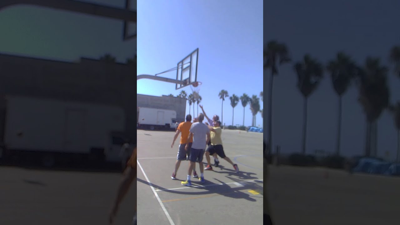 VENICE BEACH 3 on 3 Basketball Hoops Streetball Ballers !!! Venice Peach