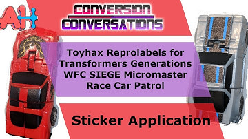 Conversion Conversations: Toyhax Reprolabels for Micromasters Wave 1 Race Car Patrol