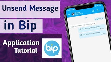 How to Unsend Message in BiP App Tutorial in Hindi