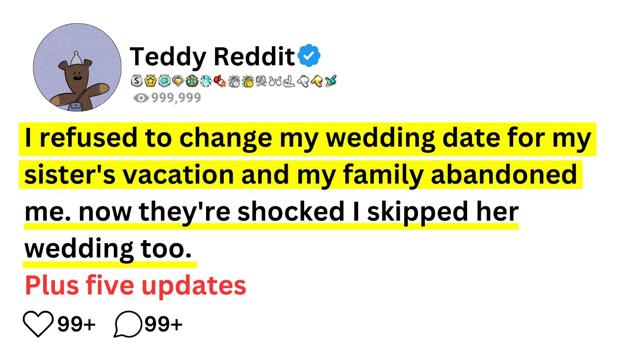 Я отказалась переносить дату свадьбы из-за отпуска сестры, и моя семья бросила меня. Теперь они…
