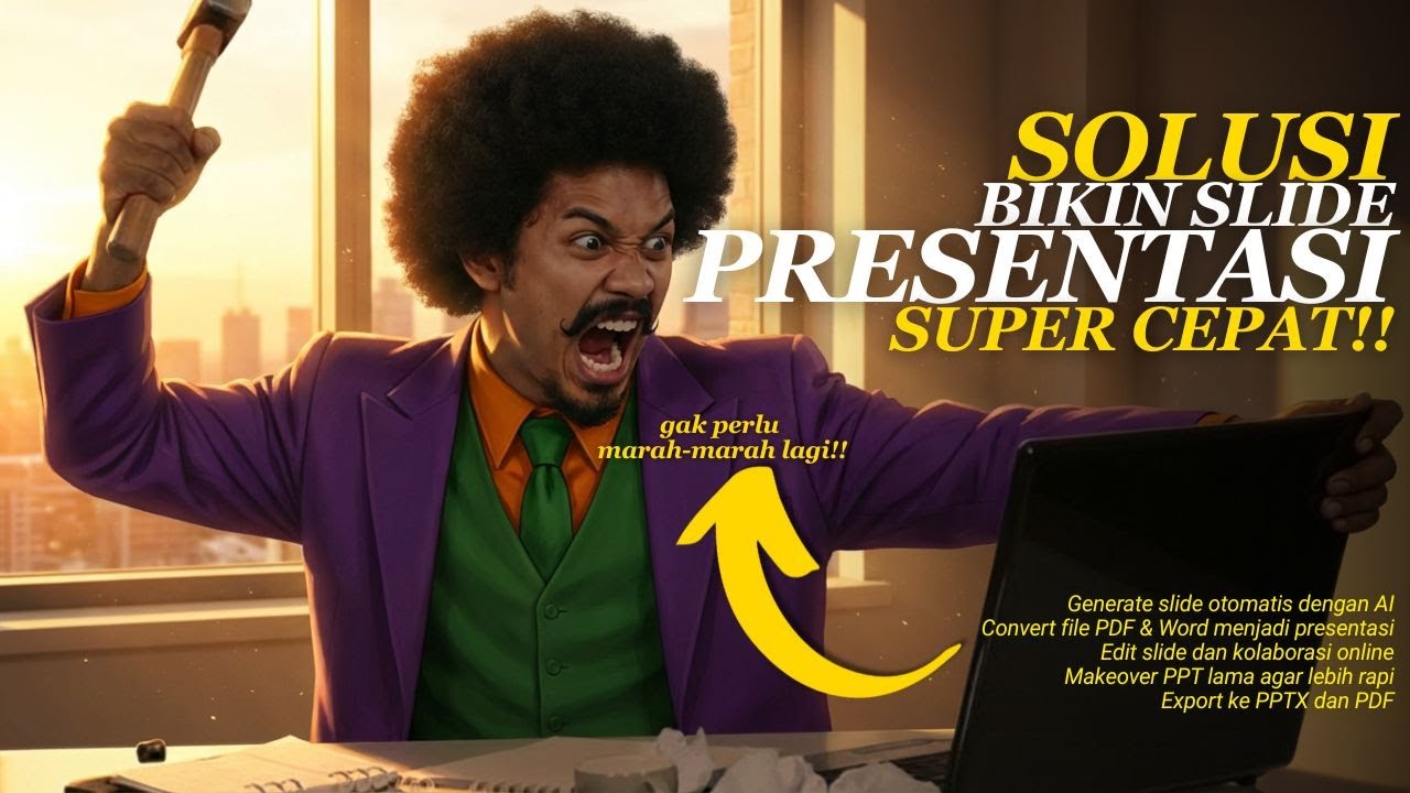 Cara Convert PDF dan Word Jadi PPT Otomatis untuk Kerja & Sekolah dengan Presenti AI