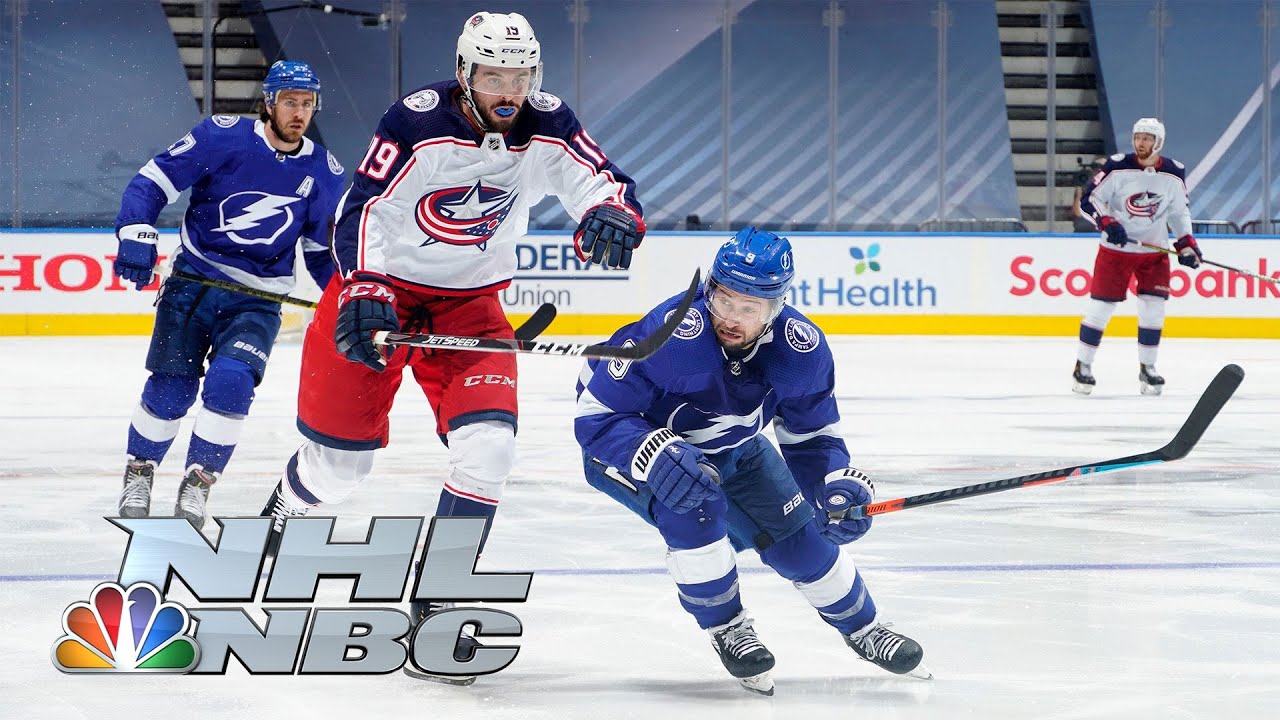 NHL Stanley Cup First Round Blue Jackets vs. Lightning Game 1