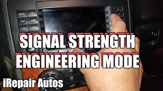Mercedes Engineering Mode (Radio Signal Strength) screenshot 3