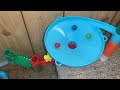 Huge marble run race