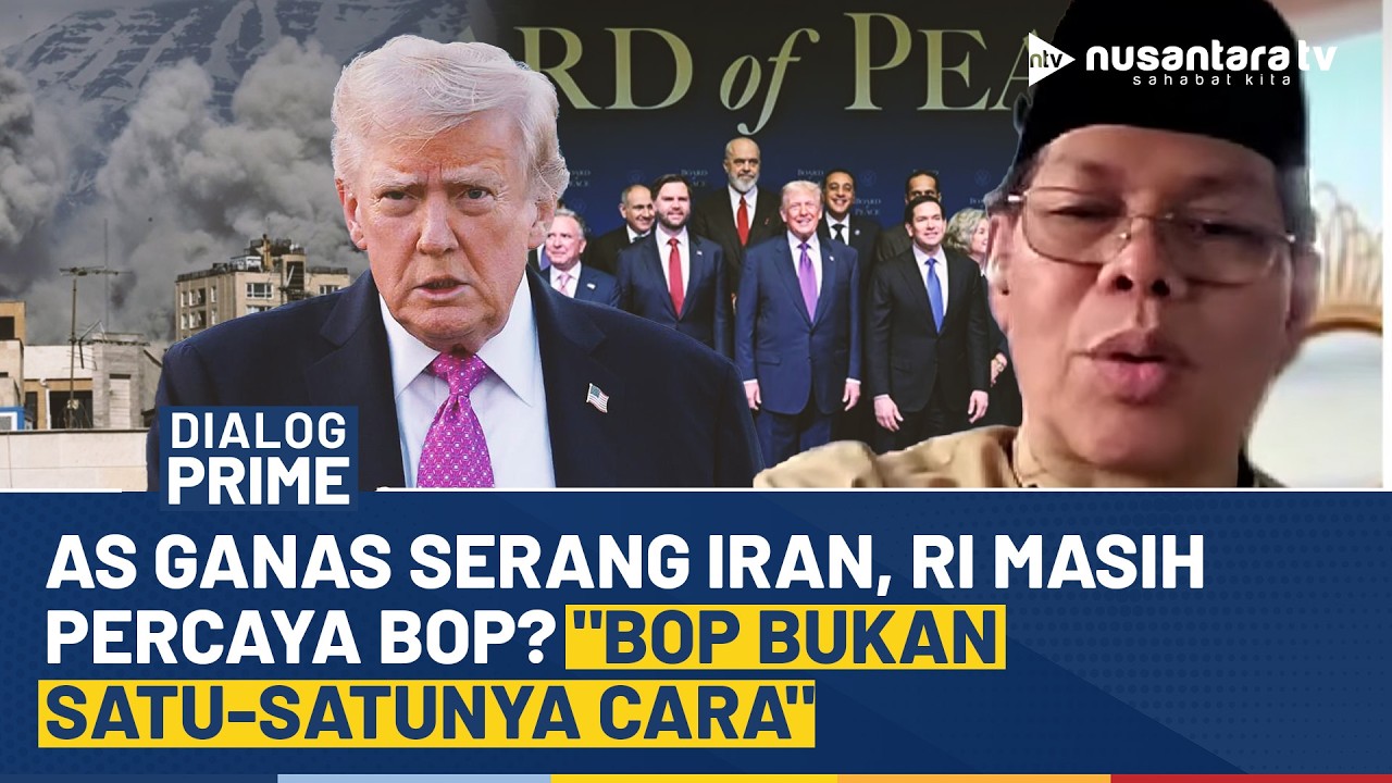 [FULL] As Serang Iran, RI Percaya BoP Trump? Sekjen Majelis Ulama RI: BoP Bukan Satu-satunya Cara