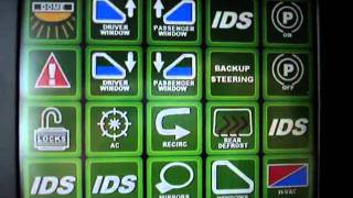 the main menu of an IDS touch screen