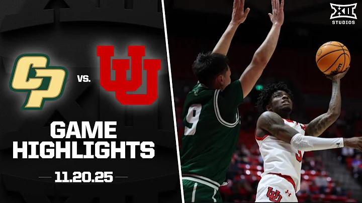 Cal Poly vs. Utah Game Highlights | 2025-26 Big 12 Men’s Basketball