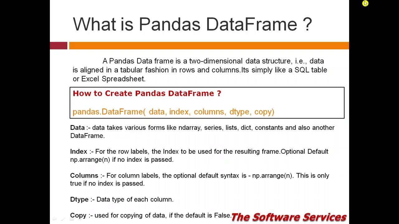 08 Creating Pandas DataFrame - YouTube