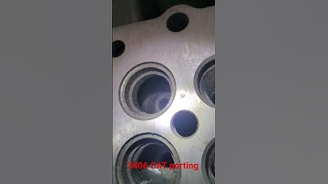3406 CAT cylinder head porting for Semi Pulling