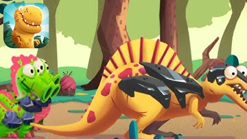 Max Level Spittosaurus and Spino | Dino Bash - Gameplay Walkthrough Part 36