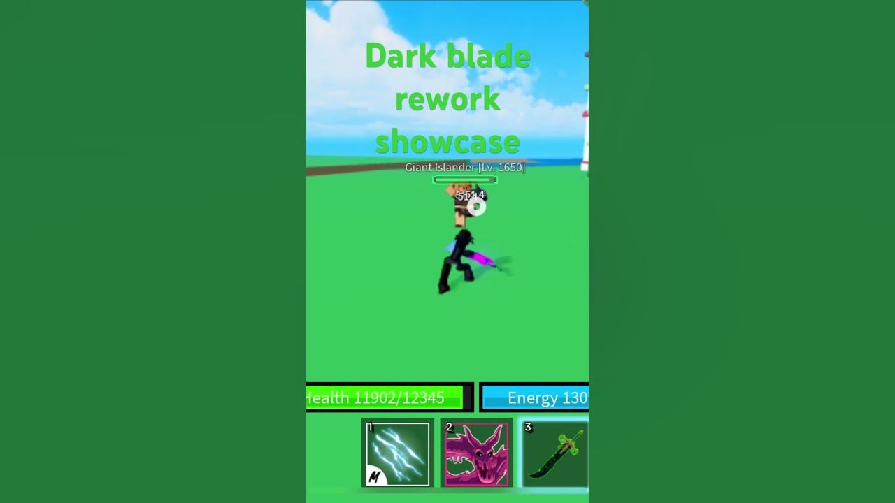 Dark blade rework showcase YouTube