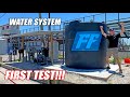 The Freedom Factory's Water System is ONLINE!!!! We've got Water!
