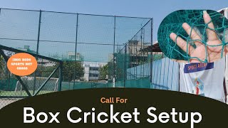 Box Cricket Setup In Hyderabad l Complete Setup Like Sports Net, Artificial grass, and Iron Rods screenshot 3