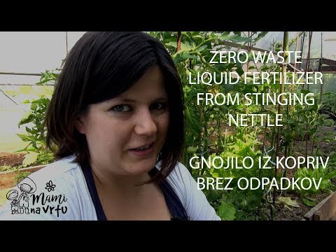 ZERO WASTE liquid fertilizer from stinging nettle