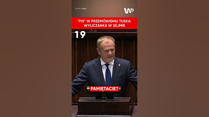 Przemówienie Tuska w Sejmie. Tyle razy padło "PiS"