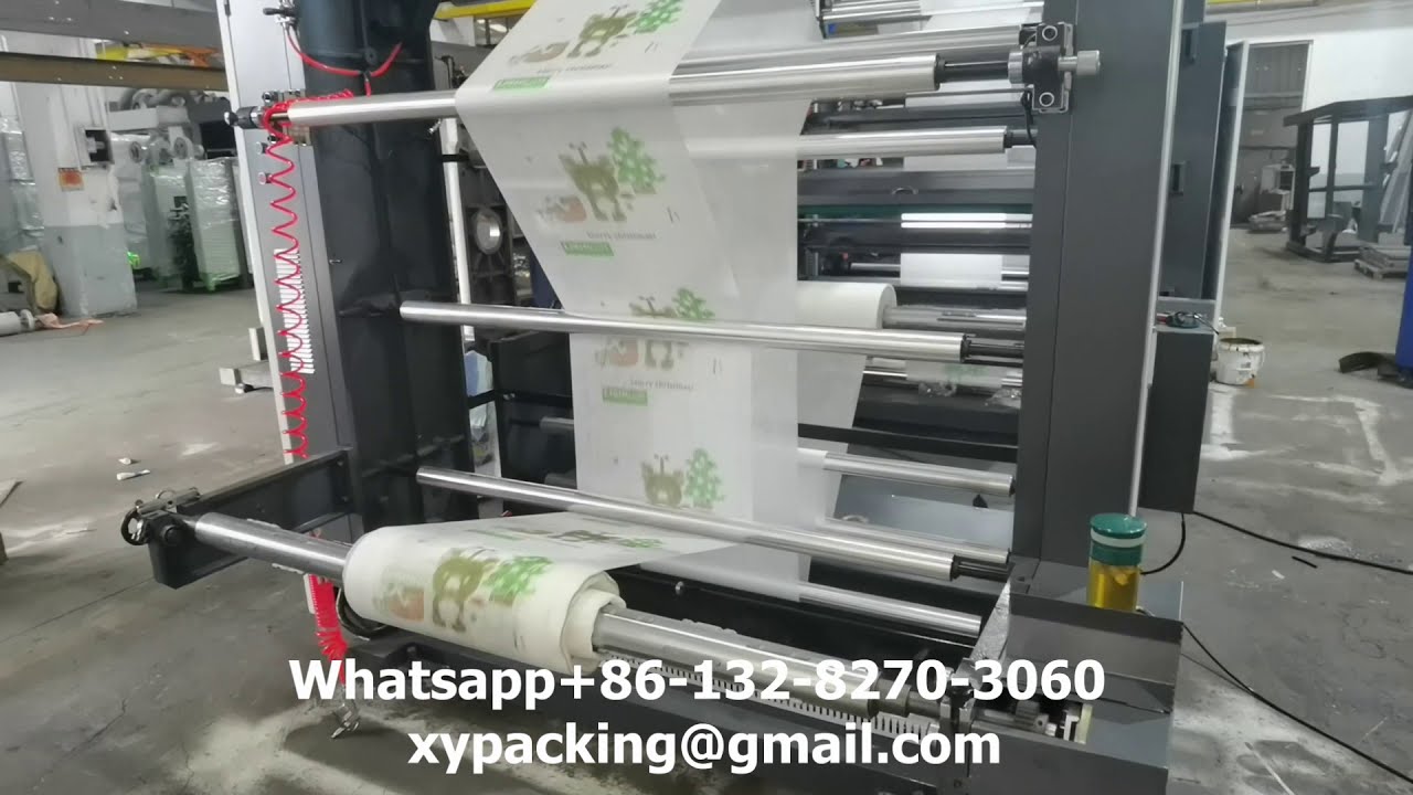 YT-61400 Six Color Flexo Printing Machine for non woven fabric printing ...