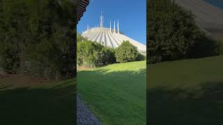 A unique pov of space mountain from a backwards train #disney #spacemountain  #magickingdom