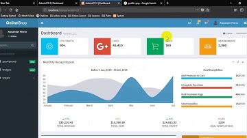 how to create admin dashboard in php part2
