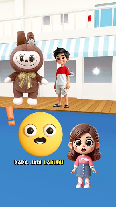 Kenapa mereka semua berubah jadi boneka labubu 😱 #animasi #kartun #lucu #labubu #shorts #animasulucu