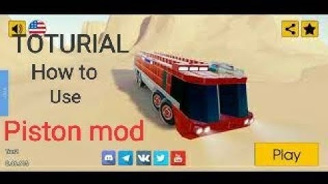 TUTORIAL how to use piston mod (EVERTECH SANDBOX)