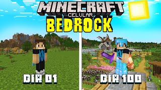 SOBREVIVI 100 DIAS NO MINECRAFT BEDROCK EDITION  1.19