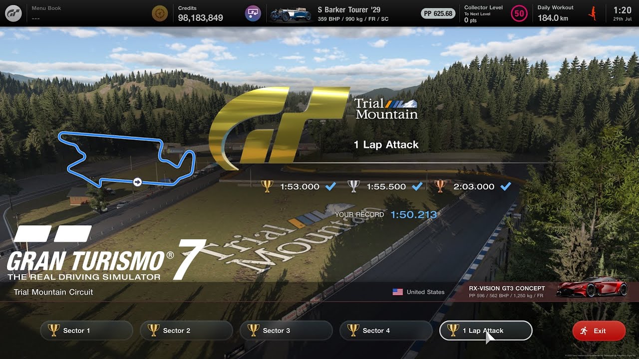 Gran Turismo 7 ★ Trial Mountain Circuit (