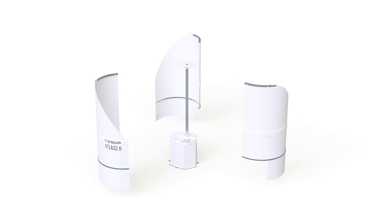 TESUP Atlas2.0 Wind Turbine - Installation Video