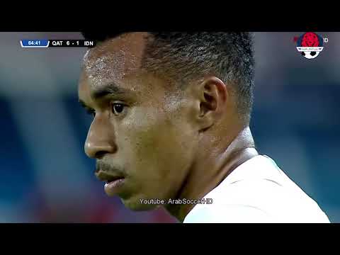 لاعب اندونيسيا ريفالدو بعمر 19 سنه دخل بديل وفريقه خاسر 6 1 ضد قطر شاهد ماذا فعل