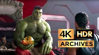 Thor Ragnarok - Argument with The Hulk - Thor go Hulk stay [ HDR - 4K - 5.1 ]