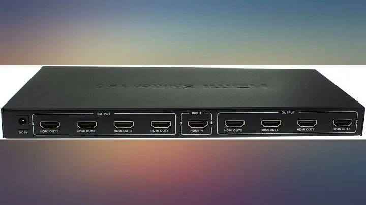 Security-01 1x8 8 Ports HDMI Powered Splitter for Full HD 1080P & 3D Support (One review