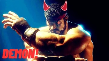 LEVEL 8 RYU CPU IN THE STREET FIGHTER 6 DEMO IS A DEMON!!!