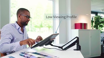 Novus CLU III Monitor Arm Set - Easy to Position, Find the Most Comfortable Viewing Position