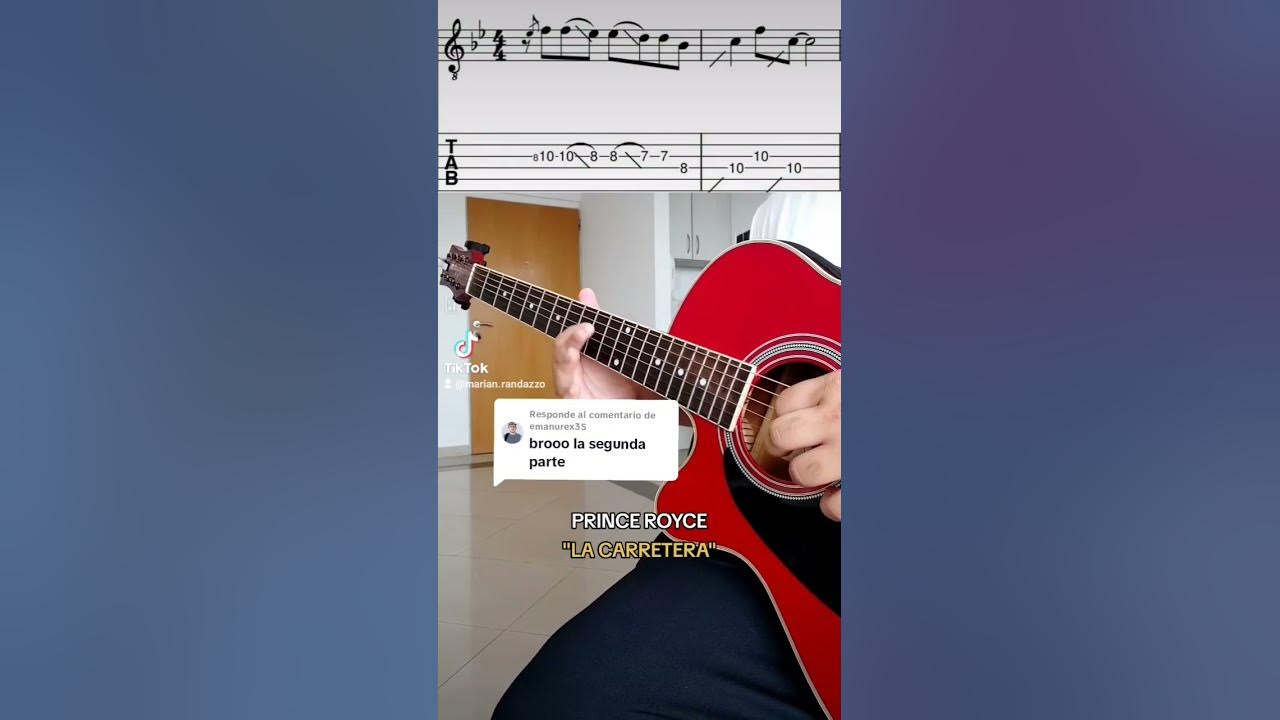 #shorts PRINCE ROYCE - La Carretera | Tablaturas para guitarra #guitarra