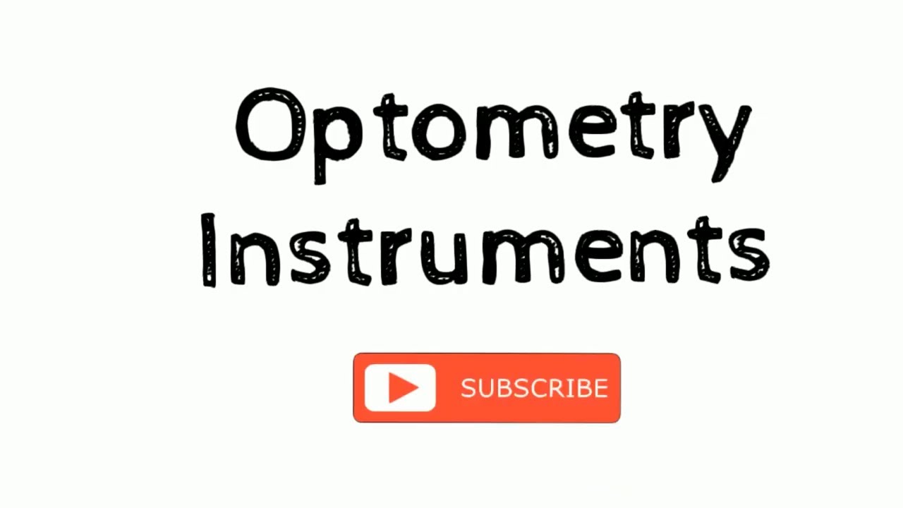 Optometry Instruments Part 1 || list of instruments used by optometrists || Optometry club ||