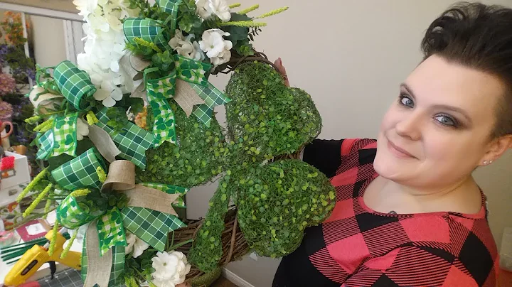 St. Patrick's Day Shamrock Grapevine Wreath