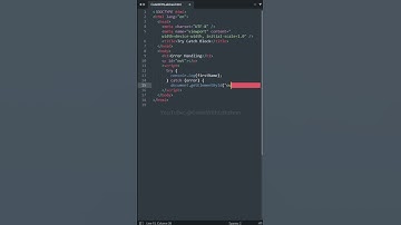Error Handling - Try Catch | JavaScript