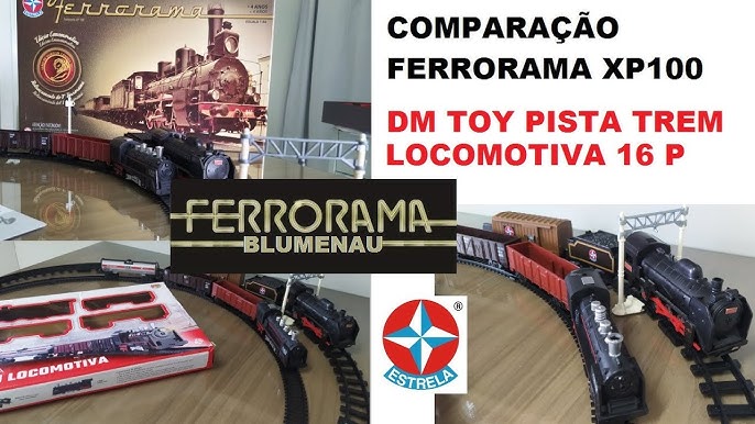 Trem Ferrorama Brinquedo Locomotiva com Som e Luz a Pilha em Promoção na  Americanas