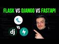 Flask VS Django VS FastAPI - Detailed Comparison & Use Cases