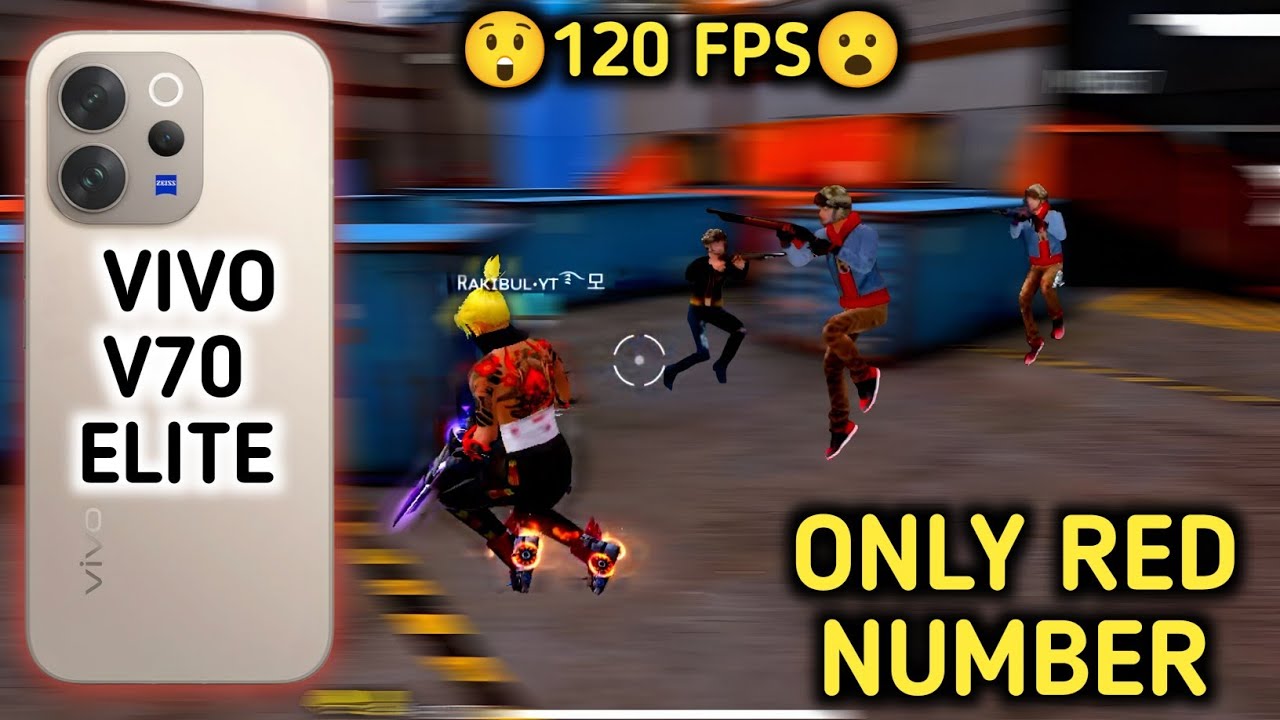 Vivo V70 Elite Free Fire Test | Vivo V70 Elite Gaming Test