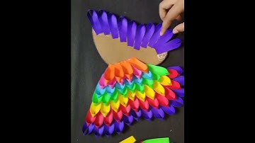 How to make butterfly with paper card board|#easybutterfly.