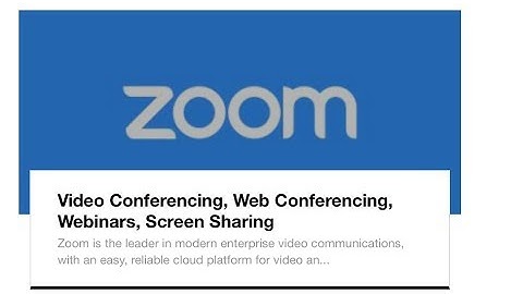 Tutorial for Logging on to Zoom