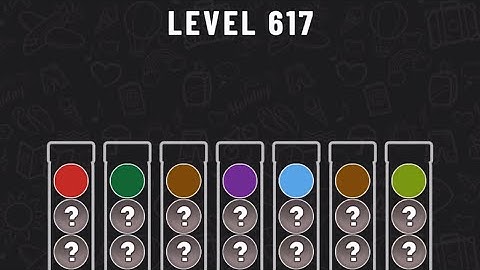 Ball Sort Puzzle Level 617 #ballsortpuzzle #ballsortpuzzlegameplay #puzzlegame #mobilegames